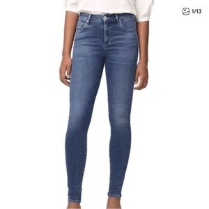 CITIZENS OF HUMANITY rocket high rise skinny blue denim jeans